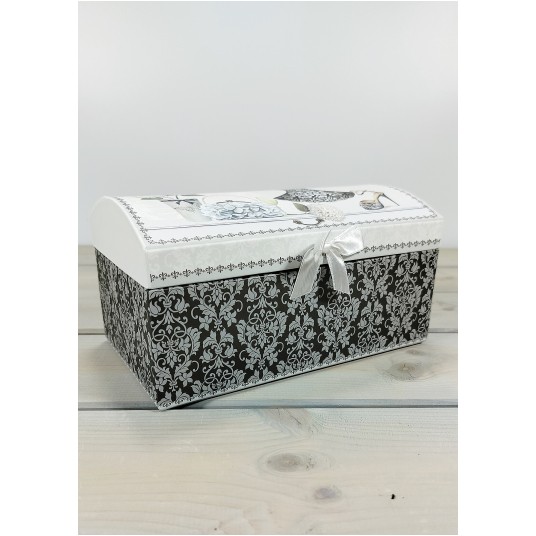 Szkatułka papierowa z lusterkiem H5744-C188; Pakowanie: 24szt -zdjęcie numer 5