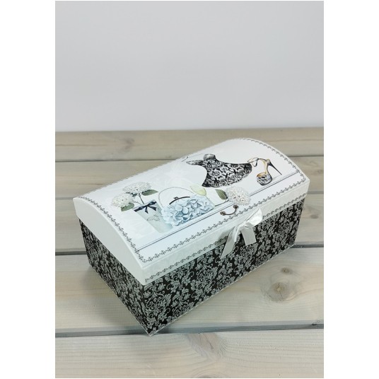 Szkatułka papierowa z lusterkiem H5744-C188; Pakowanie: 24szt -zdjęcie numer 2