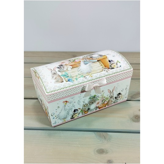 Szkatułka papierowa z lusterkiem H5744-D452: Pakowanie: 24szt -zdjęcie numer 2