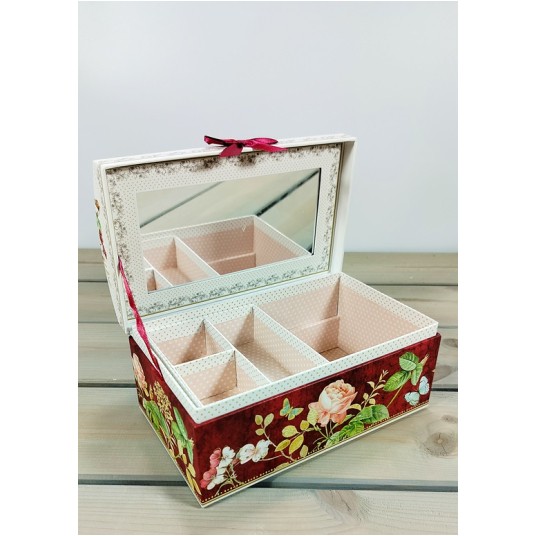 Szkatułka papierowa z lusterkiem H5744-D456; Pakowanie: 24szt -zdjęcie numer 5