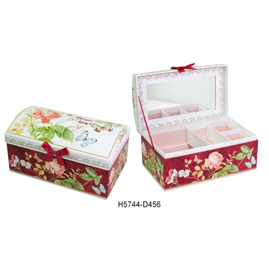 Szkatułka papierowa z lusterkiem H5744-D456; Pakowanie: 24szt -zdjęcie numer 1