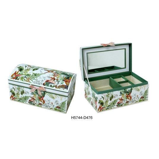 Szkatułka papierowa z lusterkiem H5744-D476; Pakowanie: 24szt -zdjęcie numer 1