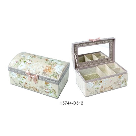 Szkatułka papierowa z lusterkiem H5744-D512; Pakowanie: 24szt -zdjęcie numer 1