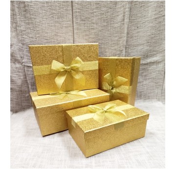 Pudełka dekoracyjne kpl. 4szt BSJ4361/G; Pakowanie: 6kpl