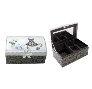 Szkatułka papierowa z lusterkiem H5744-C188; Pakowanie: 24szt
