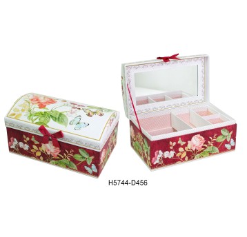 Szkatułka papierowa z lusterkiem H5744-D456; Pakowanie: 24szt