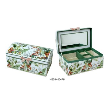 Szkatułka papierowa z lusterkiem H5744-D476; Pakowanie: 24szt