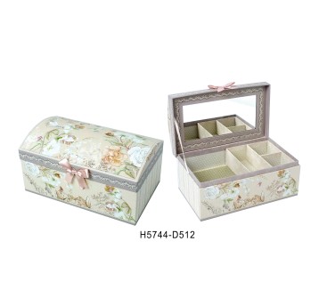 Szkatułka papierowa z lusterkiem H5744-D512; Pakowanie: 24szt
